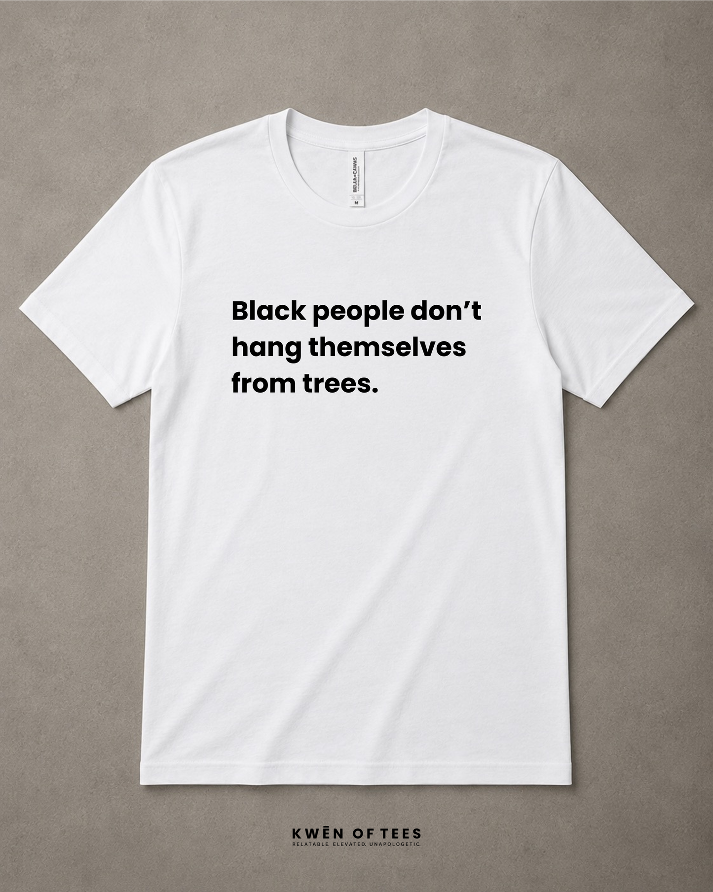 Black people don't hang themselves... T-shirt