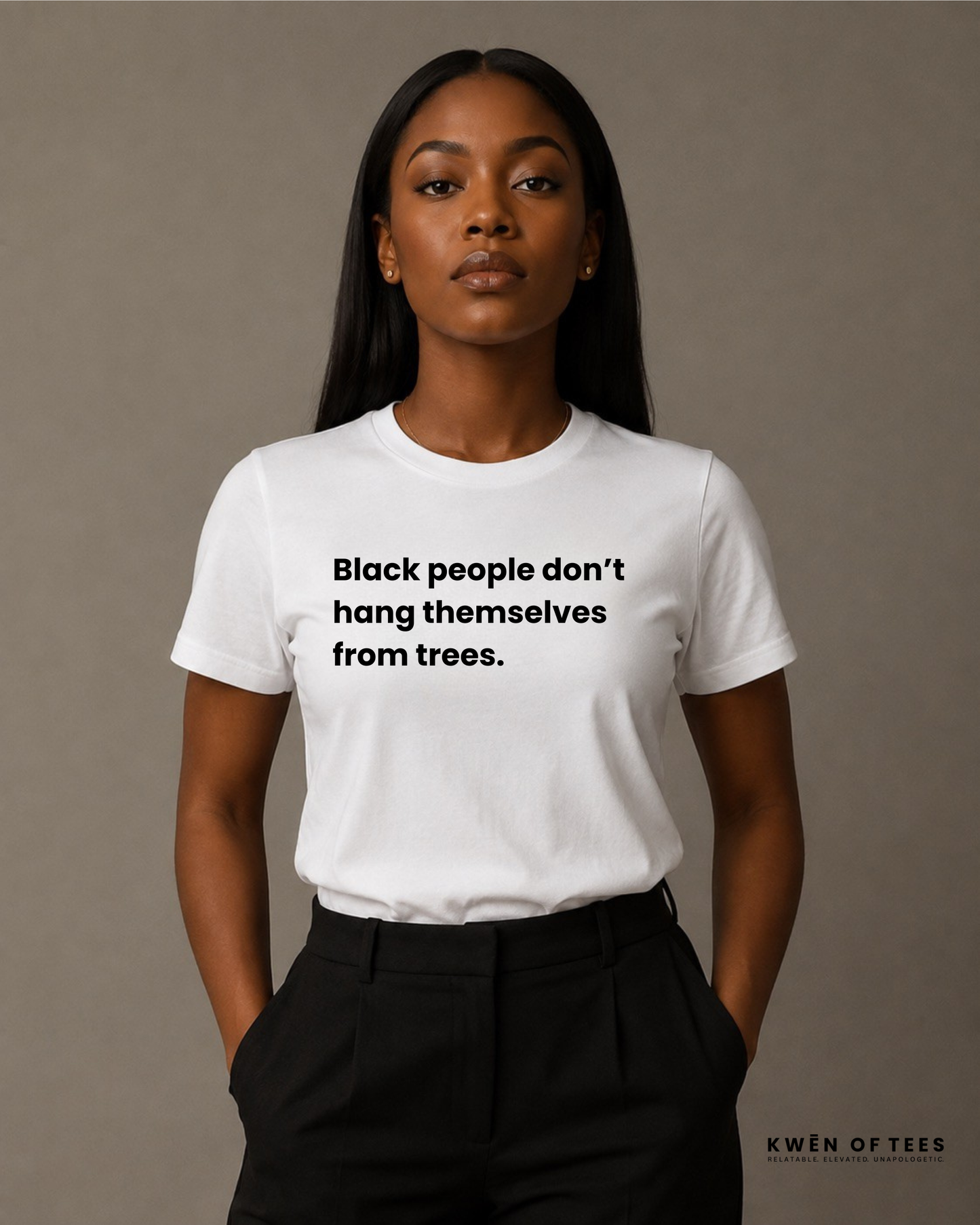 Black people don't hang themselves... T-shirt