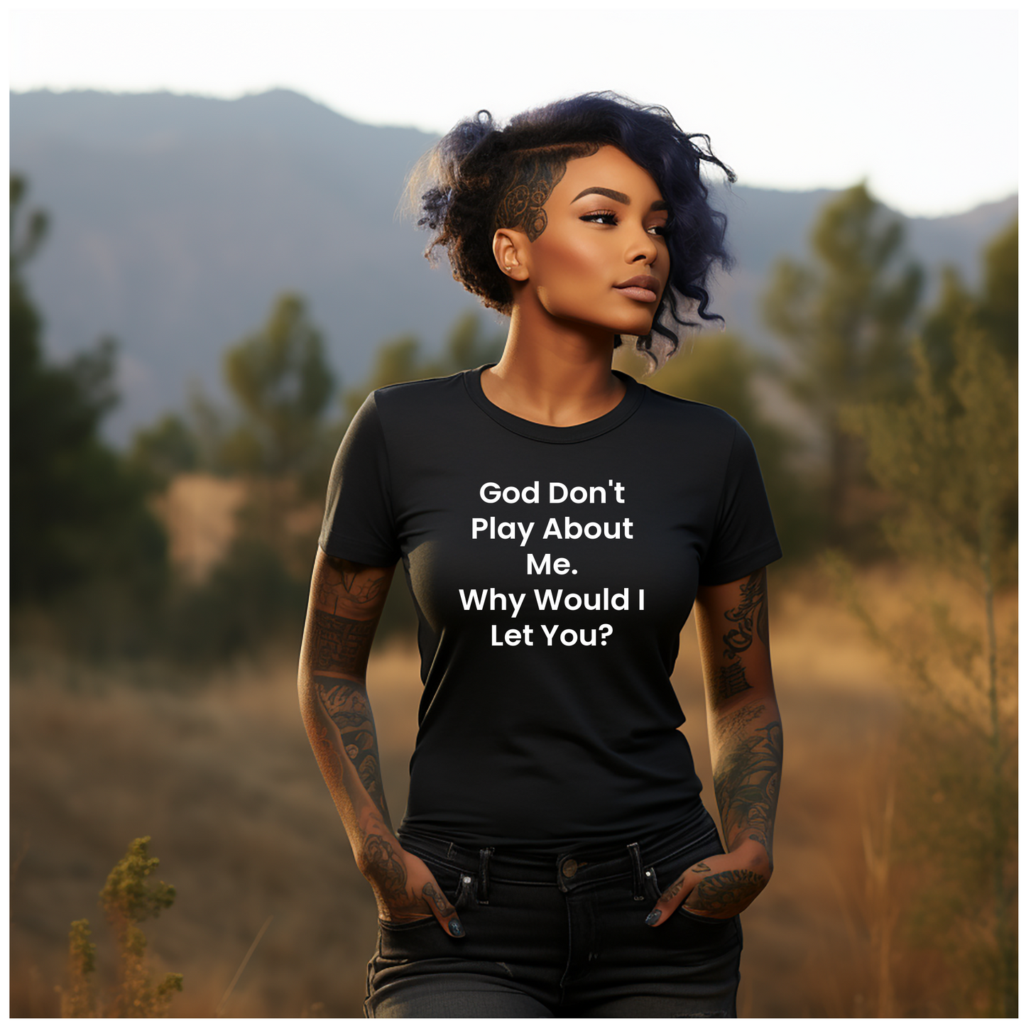 God Don't Play About Me - T-shirt