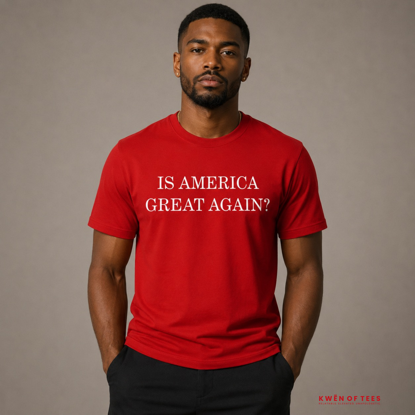 IS AMERICA GREAT AGAIN? T-shirt