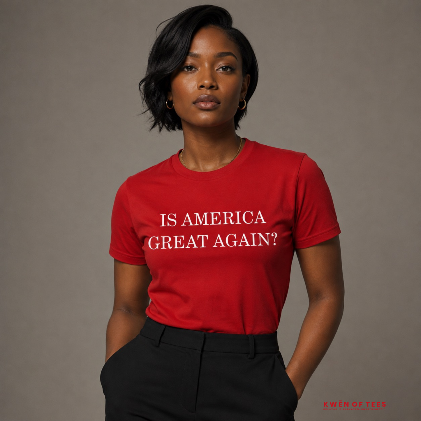 IS AMERICA GREAT AGAIN? T-shirt