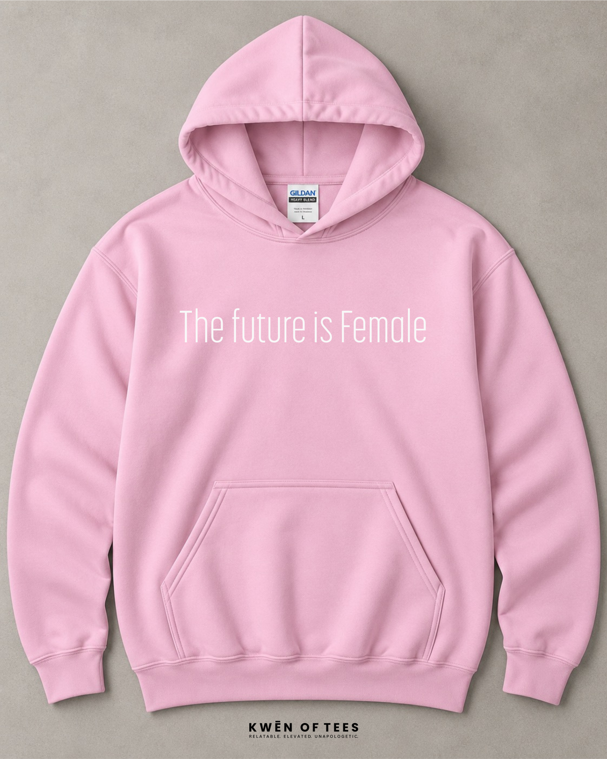 The future is Female Hooded Sweatshirt
