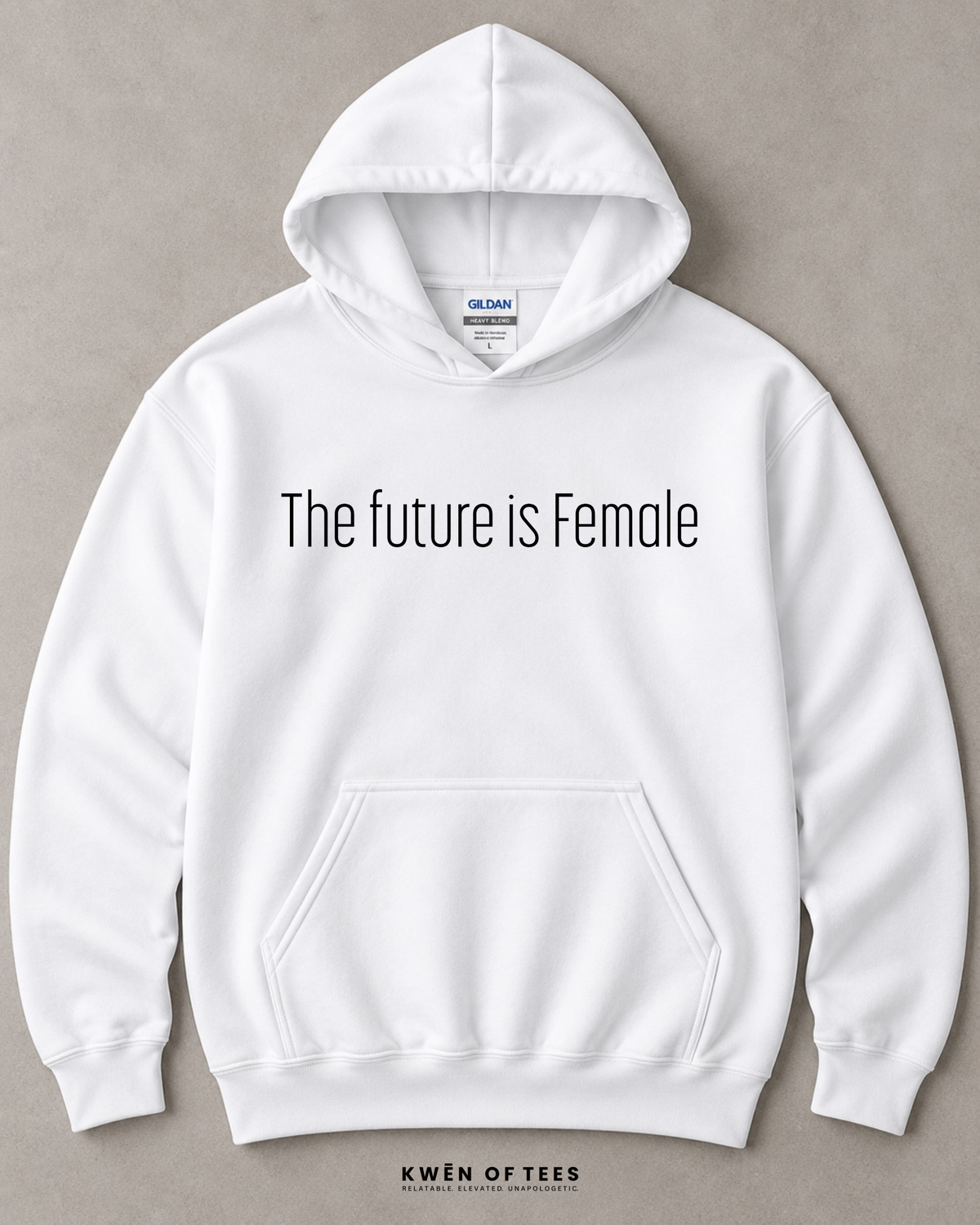 The future is Female Hooded Sweatshirt